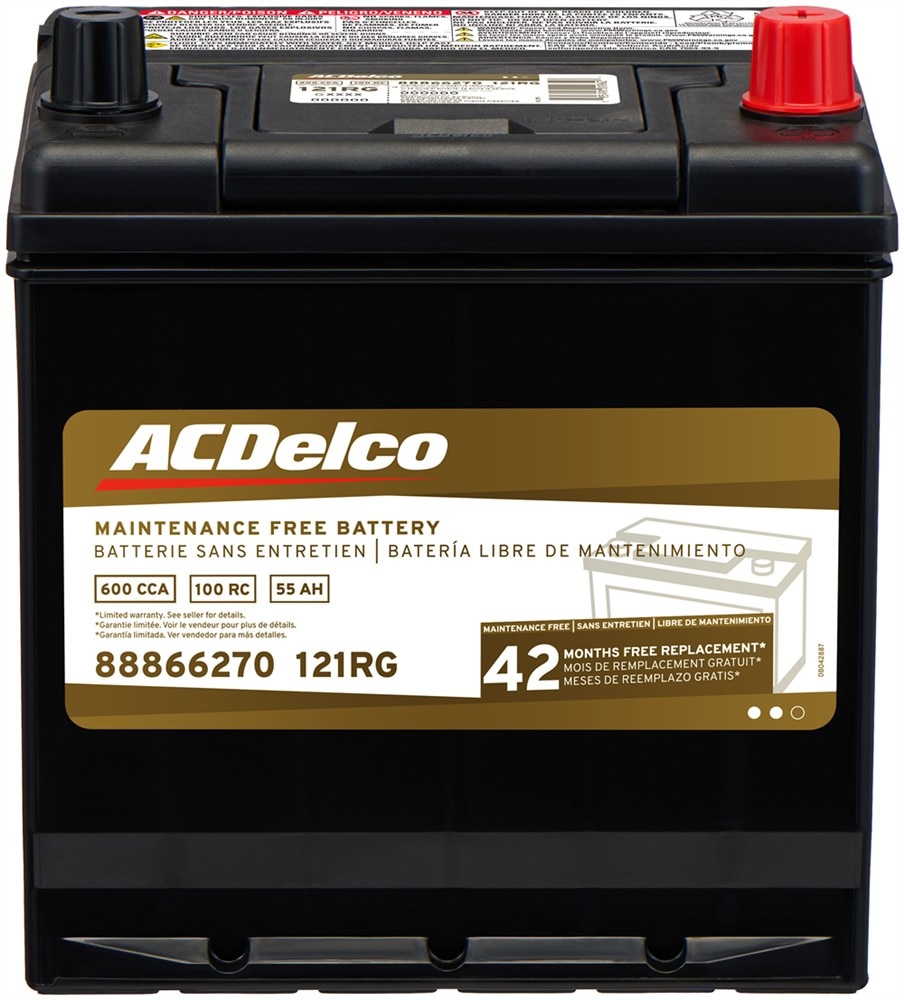 ACDelco Gold 42 Month Warranty BCI Group 121R Battery