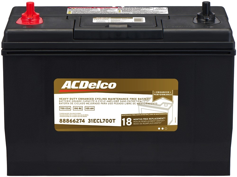 ACDelco Gold 18 Month Warranty Heavy Duty BCI Group 31 Battery