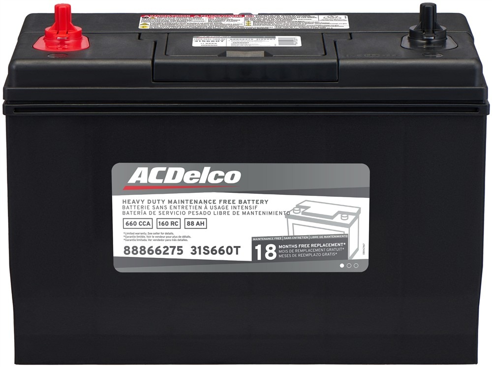 ACDelco Silver 18 Month Warranty Heavy Duty BCI Group 31 Battery