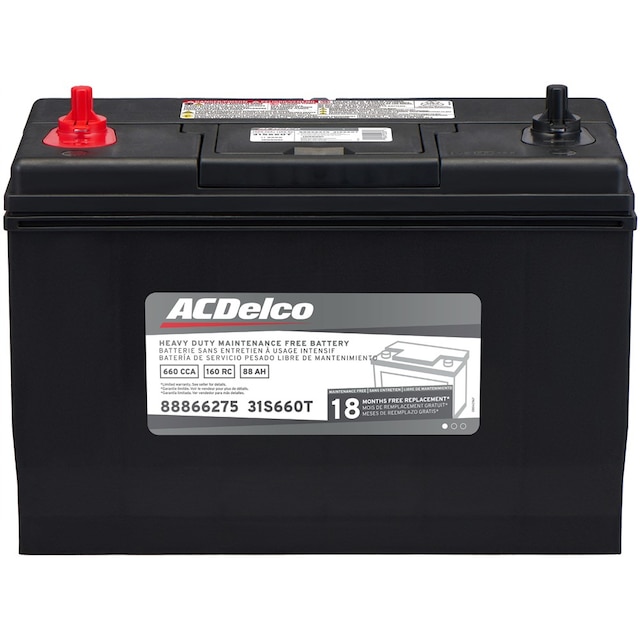 ACDelco Silver 18 Month Warranty Heavy Duty BCI Group 31 Battery