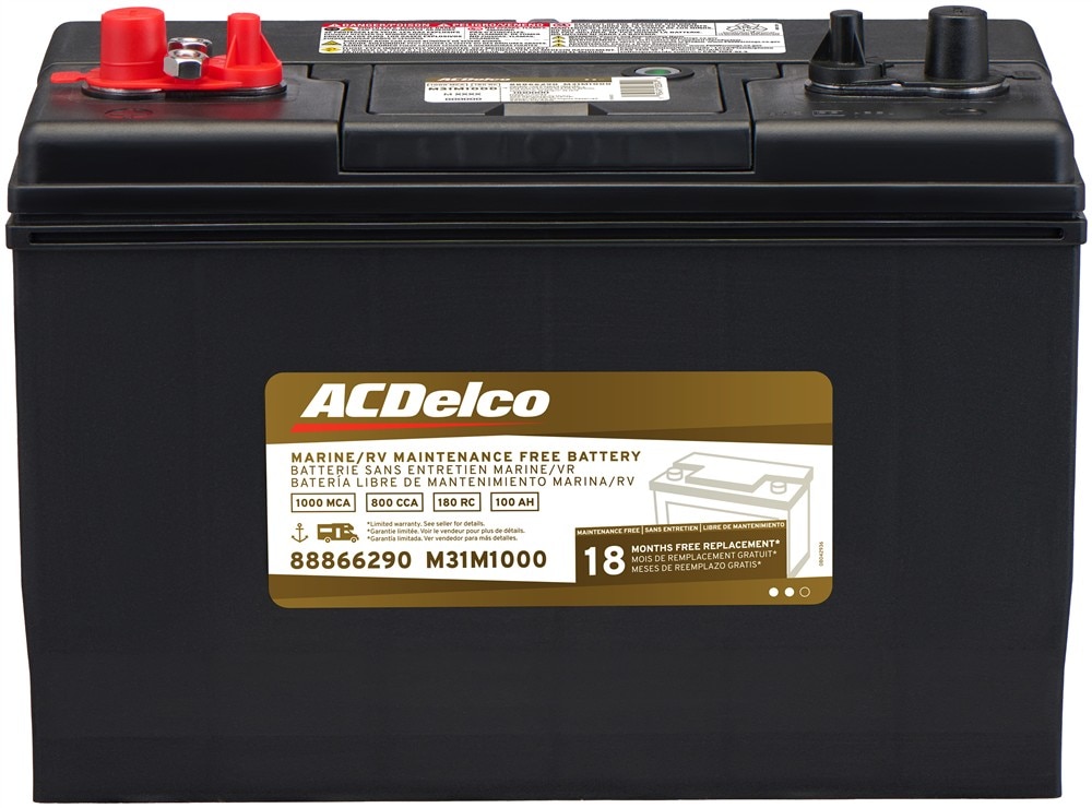 ACDelco Gold 18 Month Warranty Marine/RV BCI Group 31 Battery