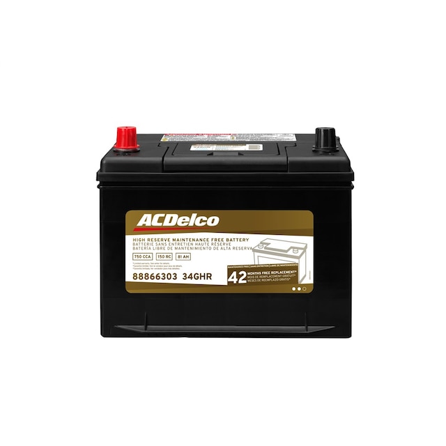 ACDelco Gold 42 Month Warranty High Reserve BCI Group 34 Battery