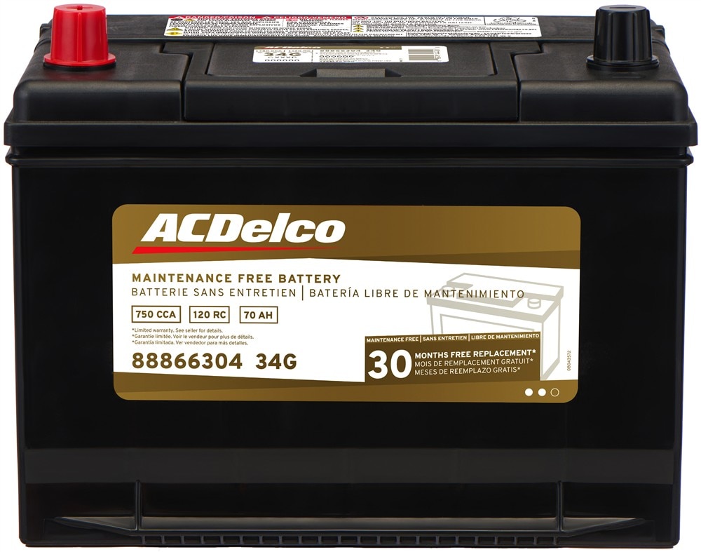 ACDelco Gold 30 Month Warranty BCI Group 34 Battery