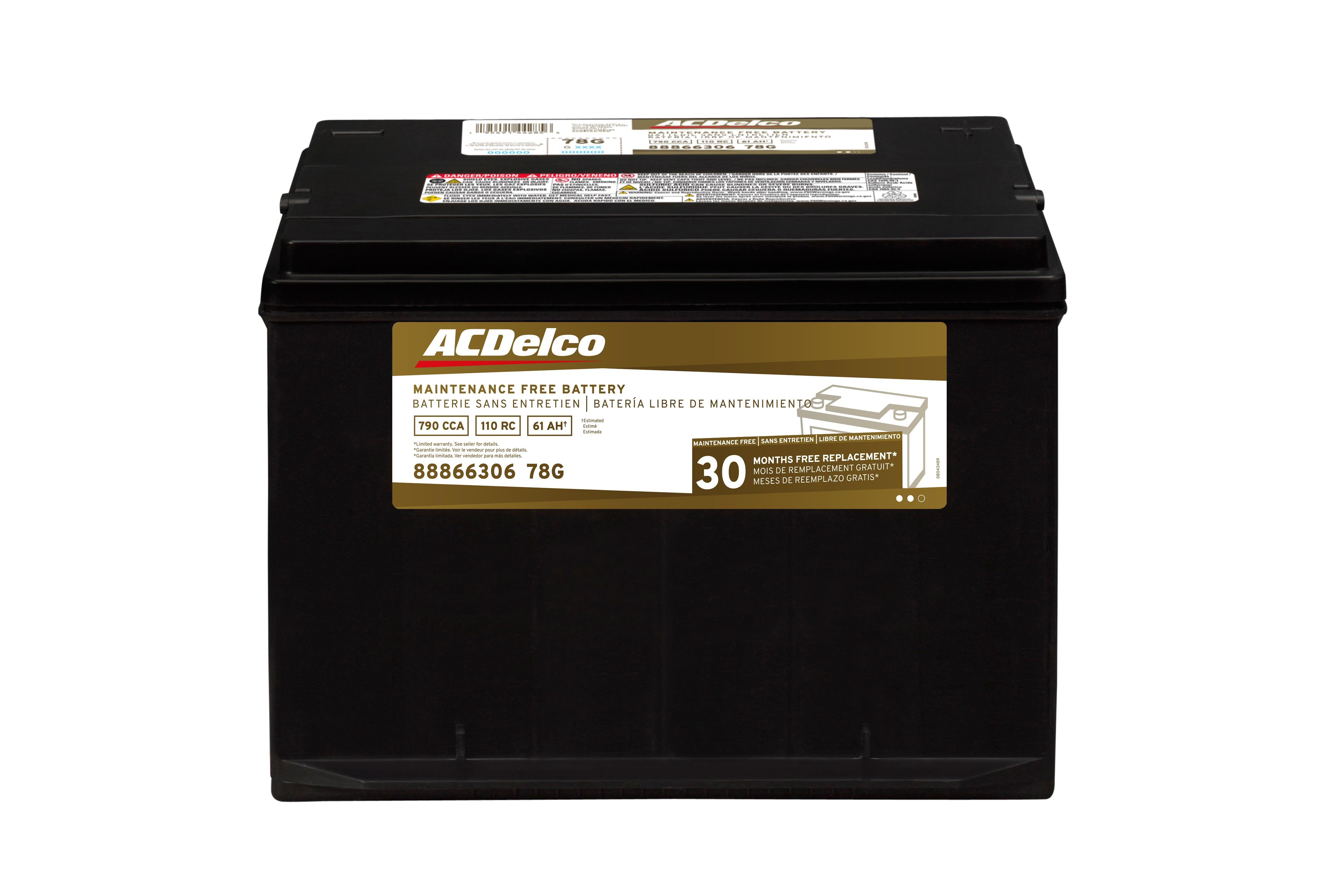 BBBさま専用 ACDelco Gold 30 Month Warranty BCI Group 78 Battery