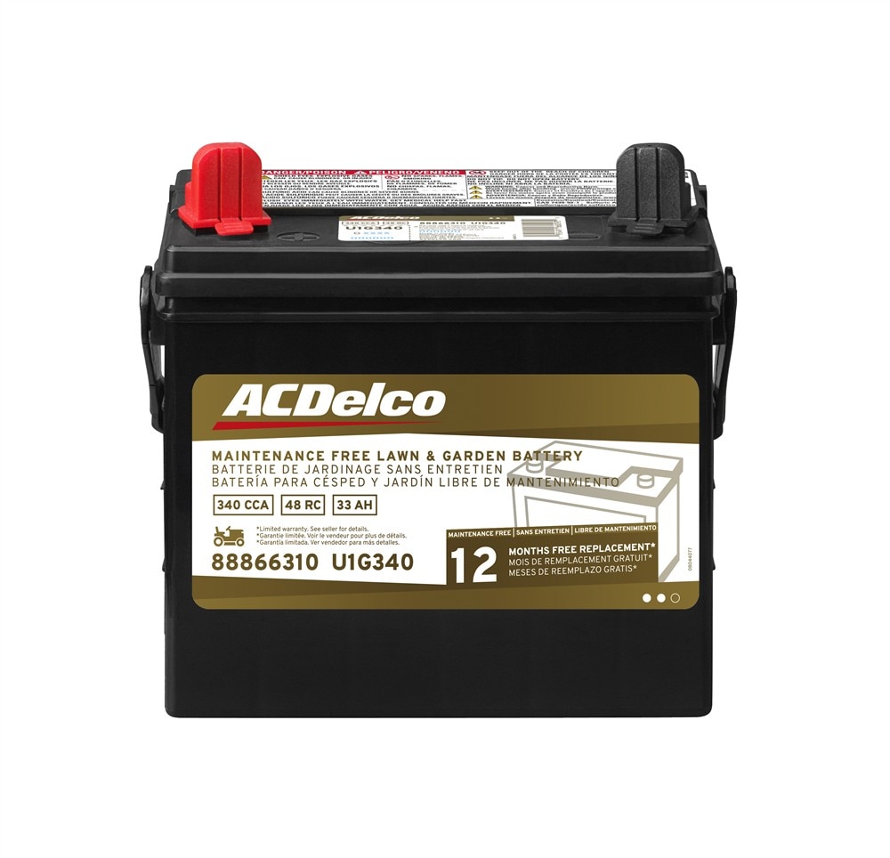 ACDelco Gold 12 Month Warranty Lawn/Garden BCI Group U1 Battery