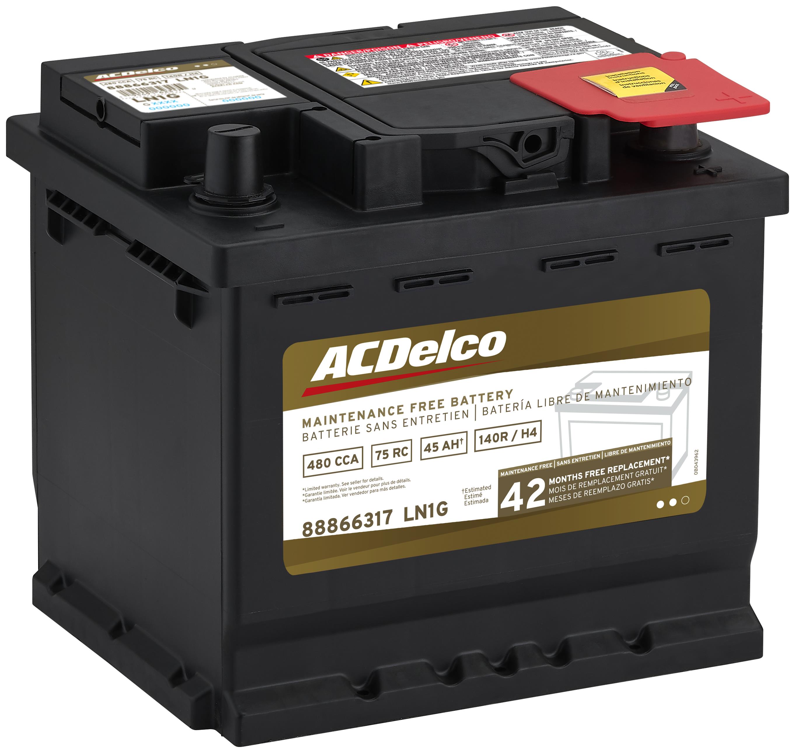Chevrolet ACDelco Gold 42 Month Warranty BCI Group 140R