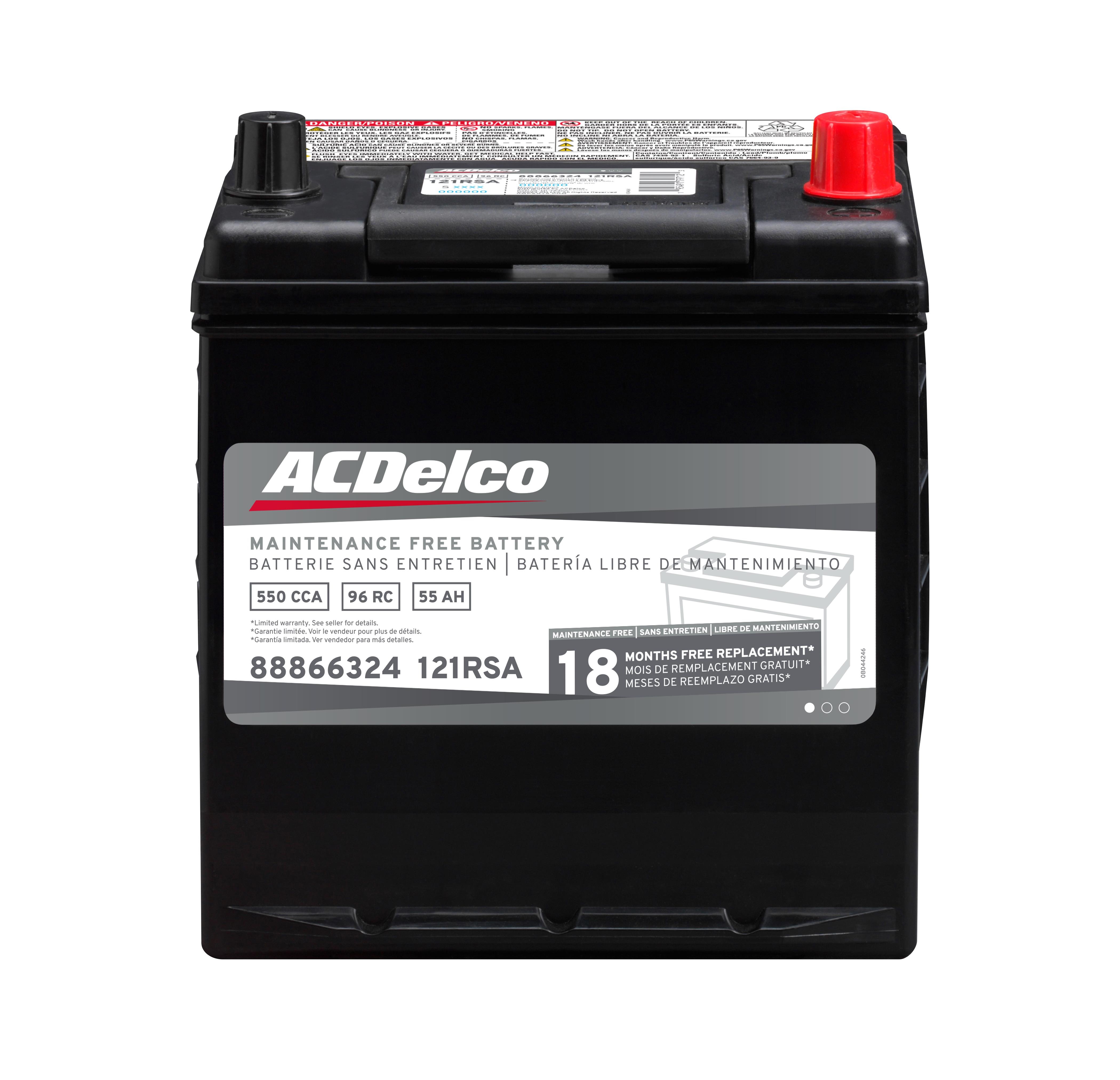 ACDelco Silver 18 Month Warranty BCI Group 121R Battery | 88866324