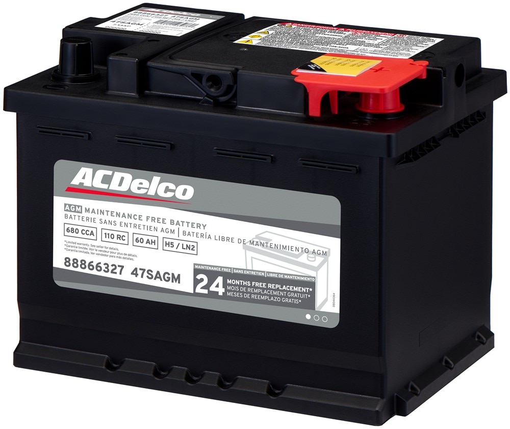 ACDelco Silver 24 Month Warranty AGM BCI Group 47 Battery