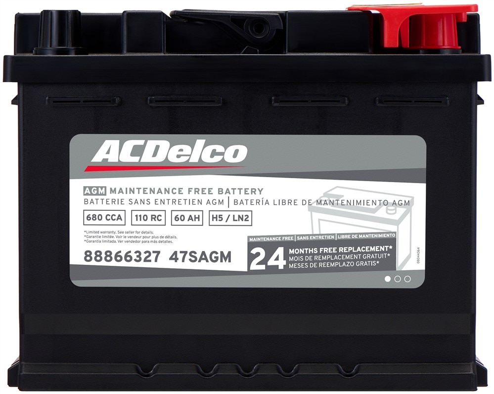 ACDelco Silver 24 Month Warranty AGM BCI Group 47 Battery