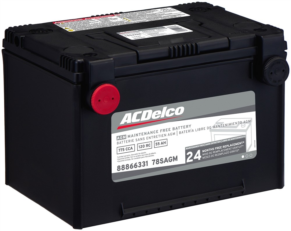 ACDelco Silver 24 Month Warranty AGM BCI Group 78 Battery