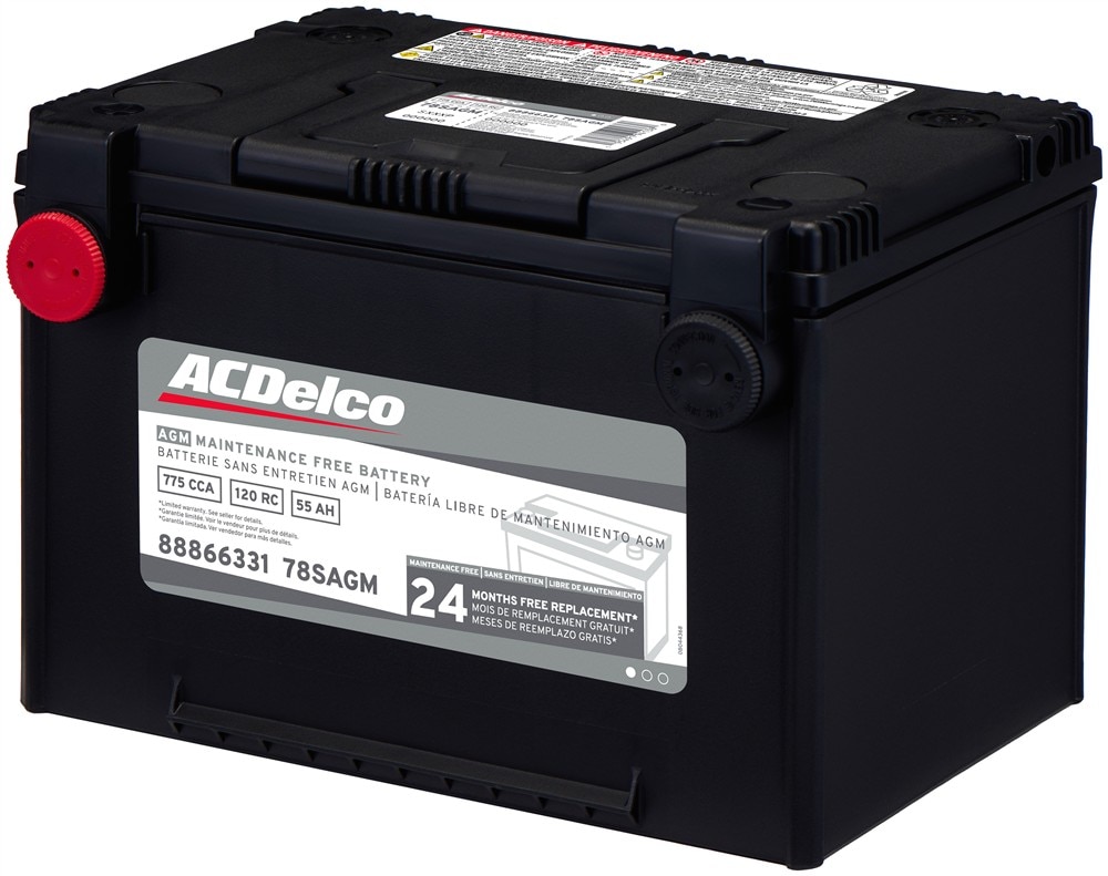 ACDelco Silver 24 Month Warranty AGM BCI Group 78 Battery
