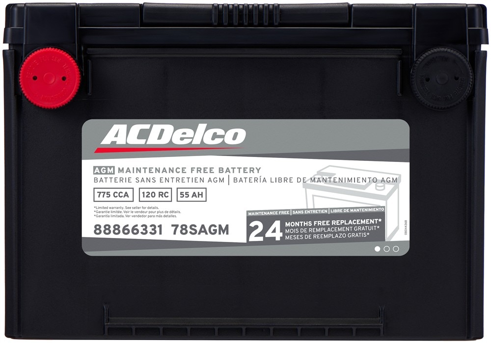 御成約　[3356] ACDelco Silver 24 Month Warranty AGM BCI Group 78 Battery