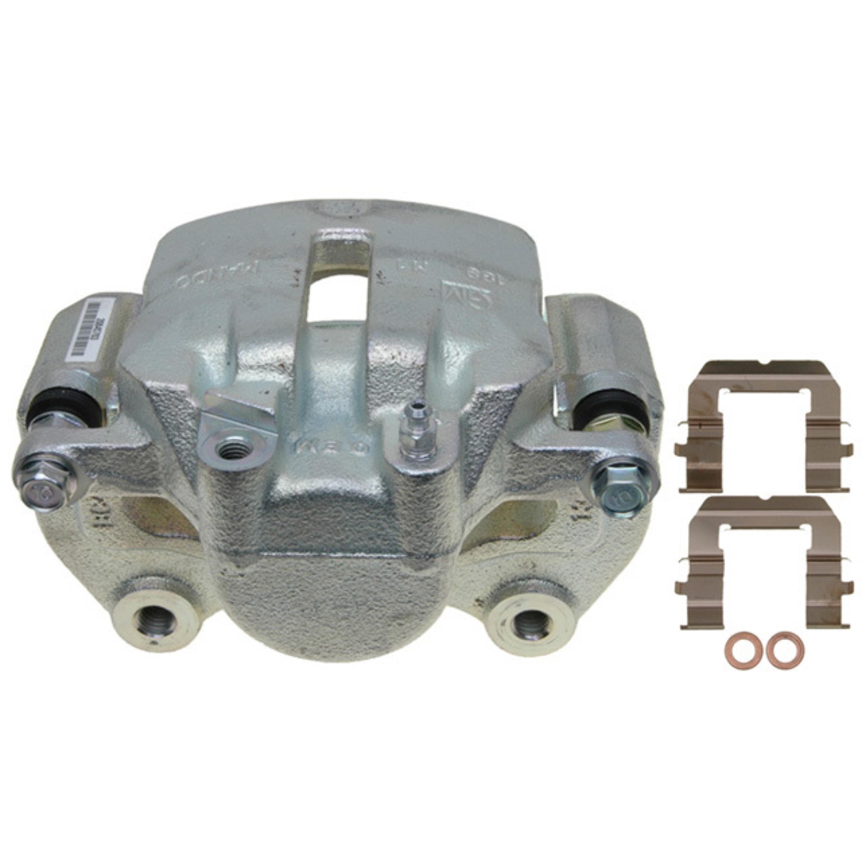 ACDelco Gold Front Passenger Side Disc Brake Caliper Assembly (Friction Ready Non-Coated), Remanufactured