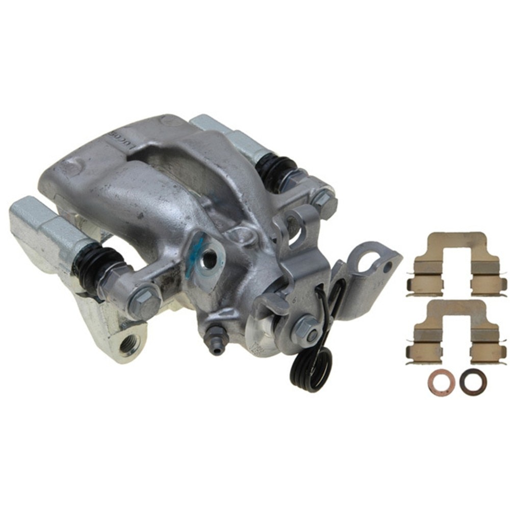 ACDelco Gold Rear Passenger Side Disc Brake Caliper Assembly (Friction Ready Non-Coated), Remanufactured
