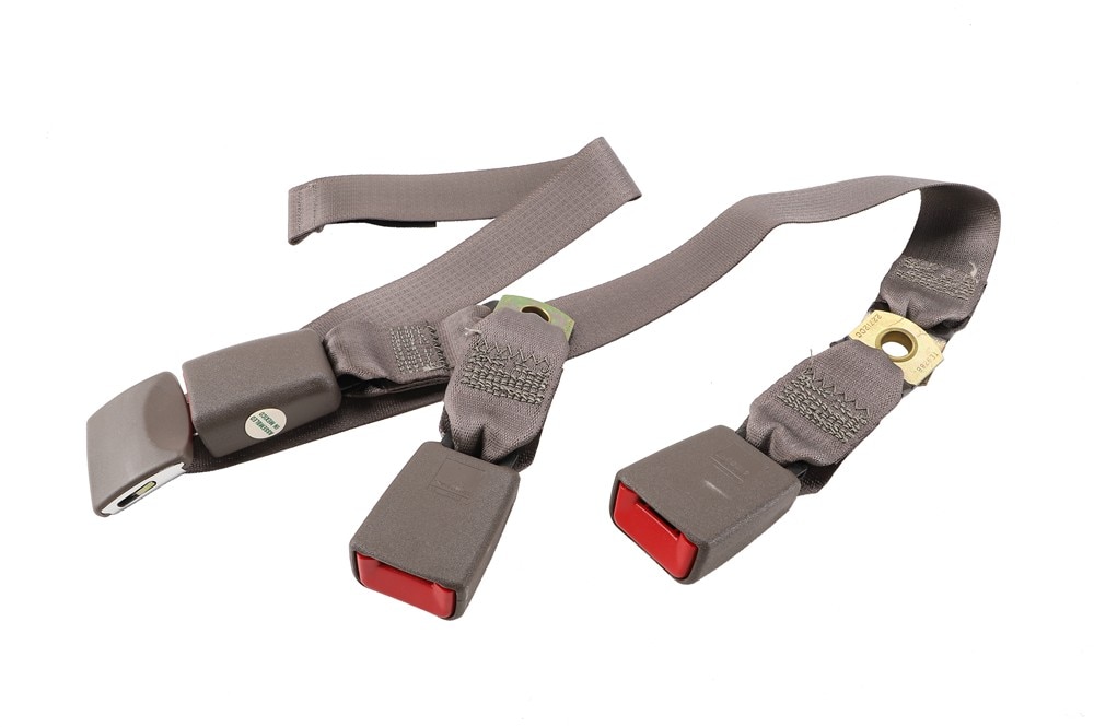 GM Genuine Parts Medium Sable Rear Center Seat Belt with Buckle
