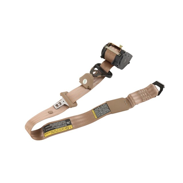 GM Genuine Parts Medium Beige Passenger Seat Belt with Retractor