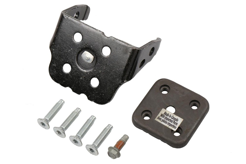 GM Genuine Parts Driver Side Rear Door Upper Hinge with Reinforcements and Bolts