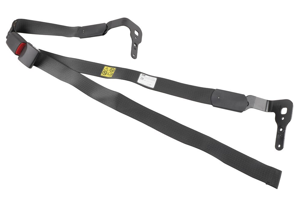GM Genuine Parts Medium Dark Pewter Front Center Seat Belt with Buckle and Retractor