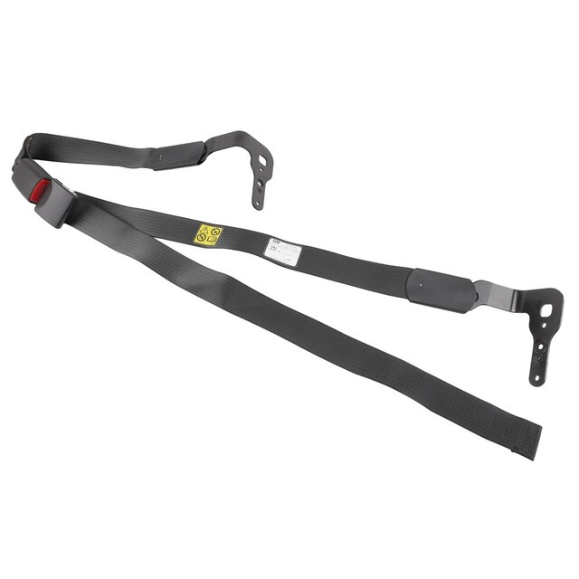 GM Genuine Parts Medium Dark Pewter Front Center Seat Belt with Buckle and Retractor