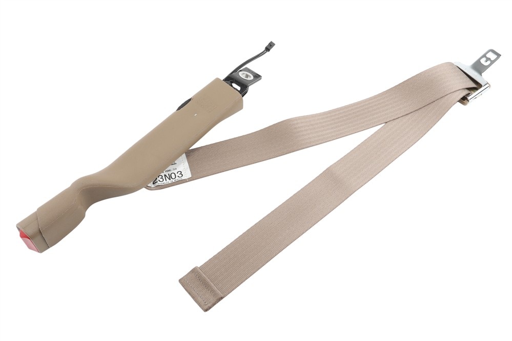GM Genuine Parts Beige Front Center Seat Belt with Retractor