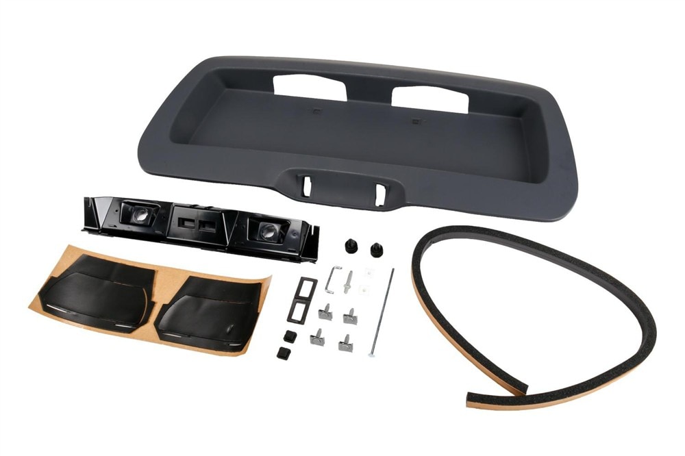 GM Genuine Parts Black Rear License Plate Pocket | 88980652 | GM Parts