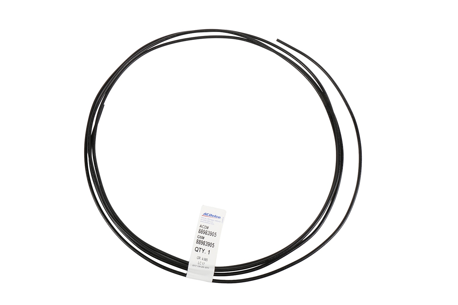 GM Genuine Parts 16 ft Bulk Roll of 3/16 in Steel Hydraulic Brake Line