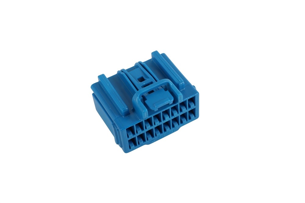 GM Genuine Parts Blue 16-Way Female Wiring Harness Connector without Leads