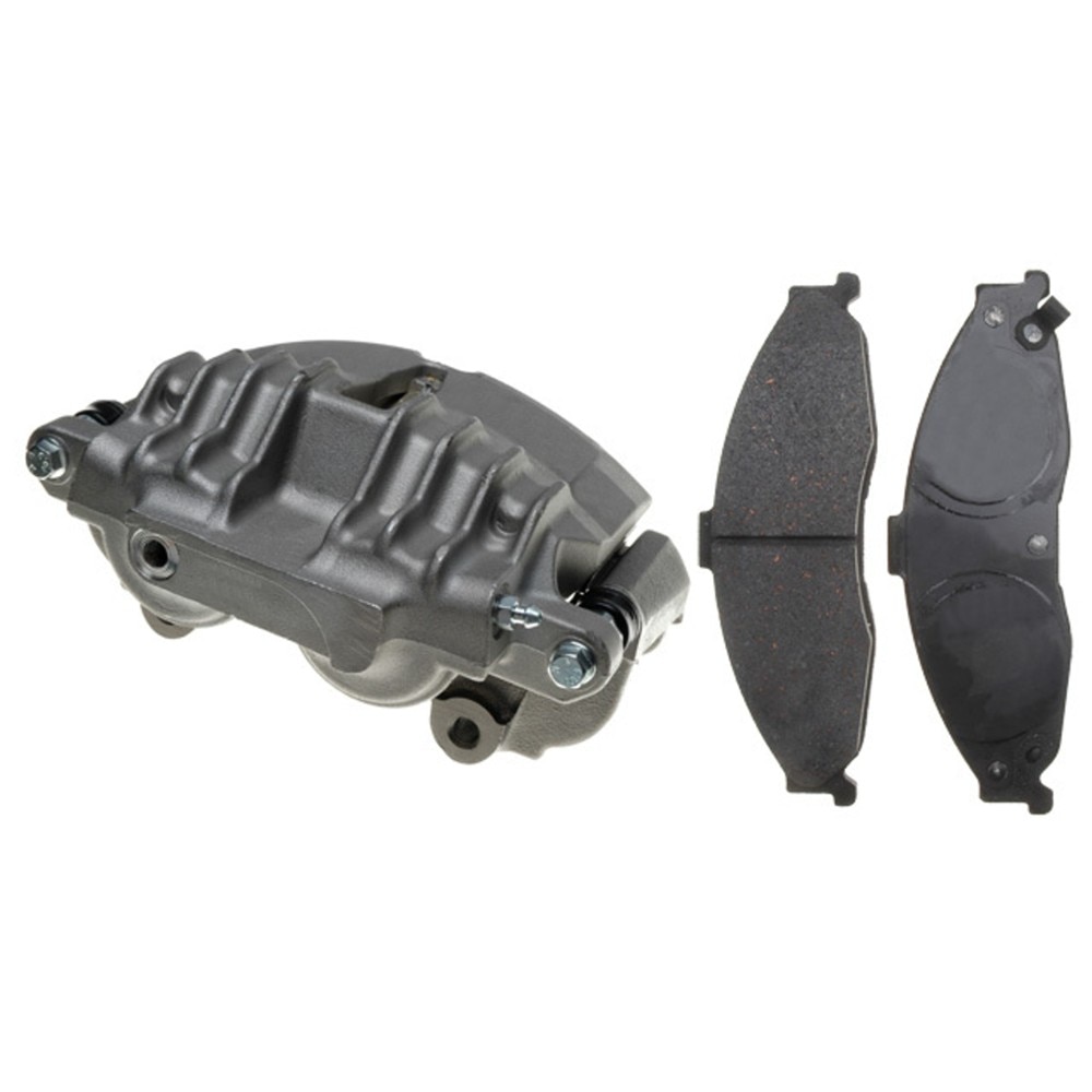 ACDelco Gold Front Driver Side Disc Brake Caliper Assembly with Ceramic Pads (Loaded Non-Coated), Remanufactured