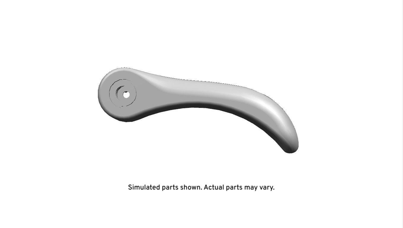 GM Genuine Parts Very Dark Pewter Passenger Seat Recliner Handle