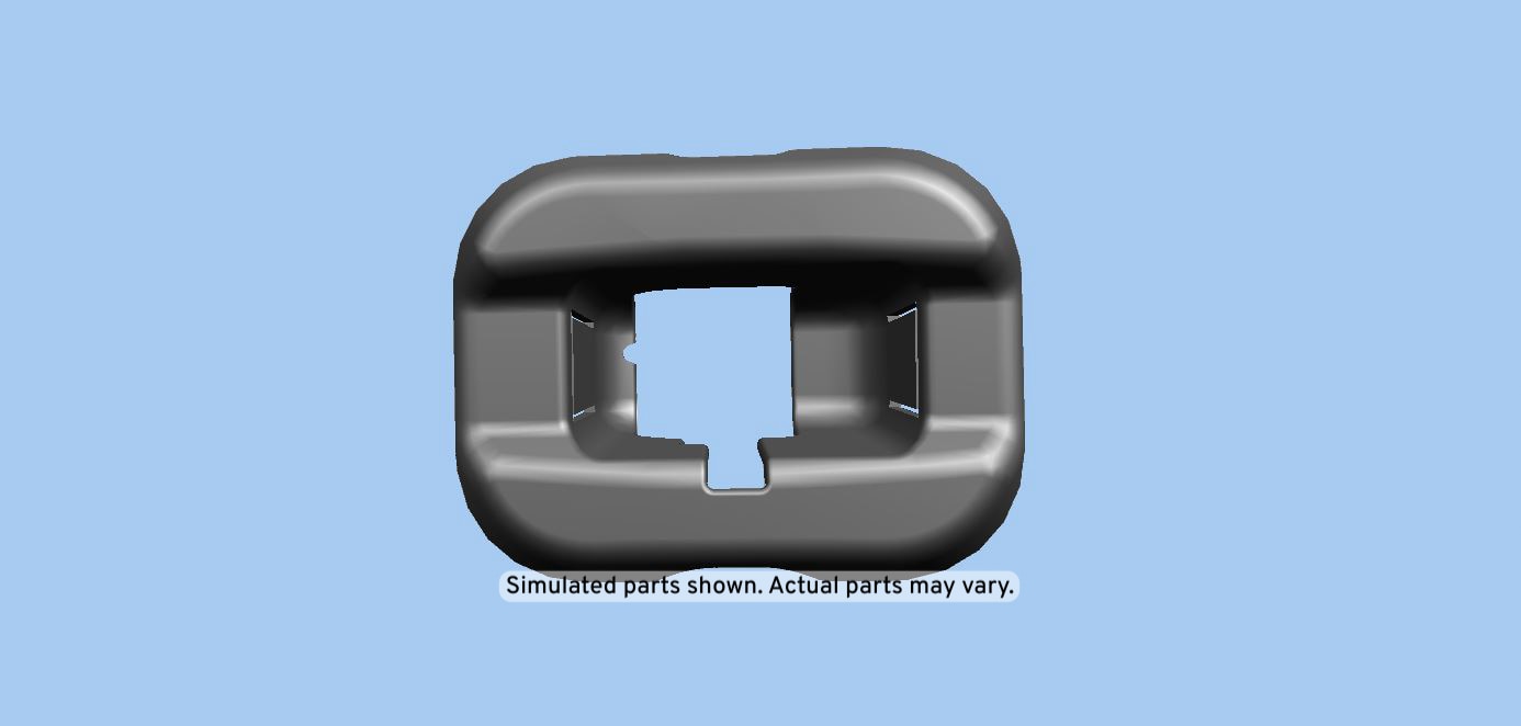 GM Genuine Parts Light Cashmere Rear Seat Back Latch Bezel