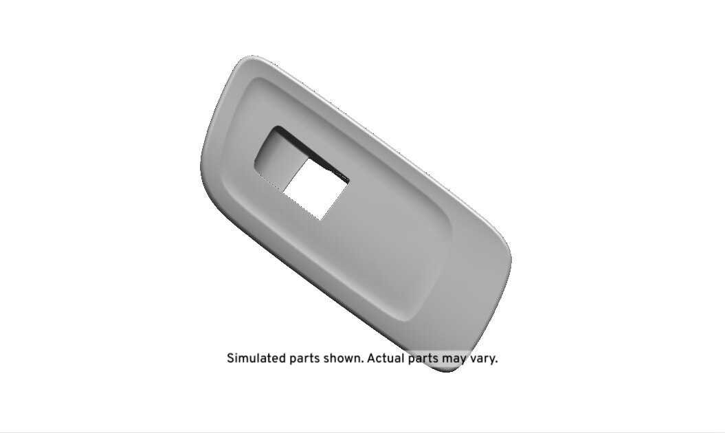 GM Genuine Parts Lamp Neutral Passenger Side Door Window Mount Rail