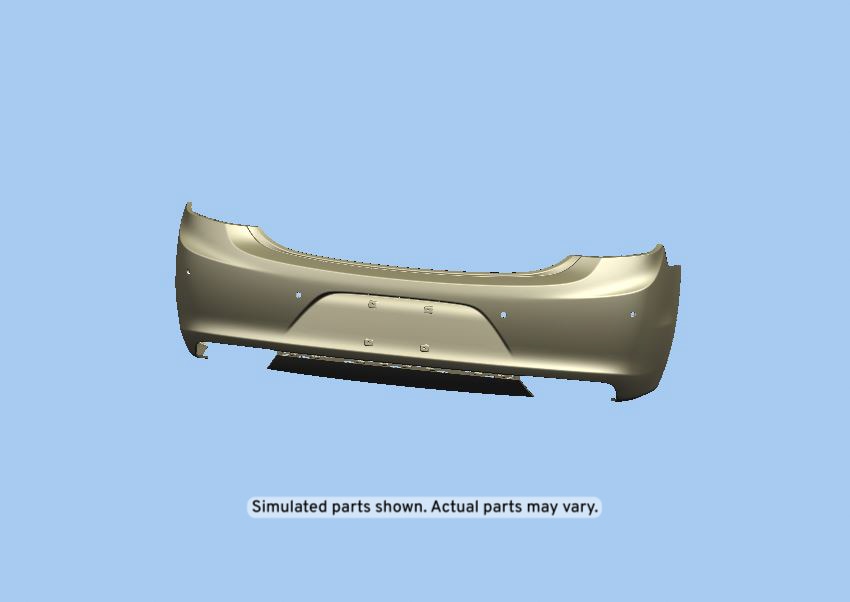 GM Genuine Parts Rear Upper Bumper Cover