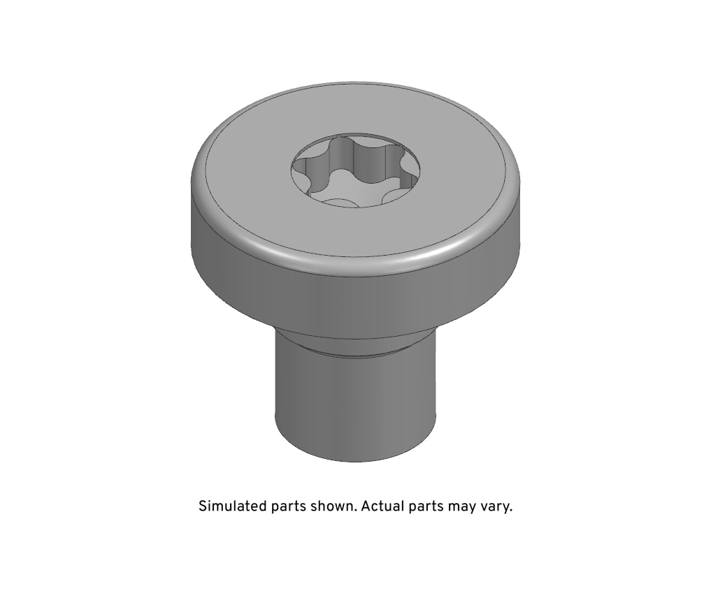 GM Genuine Parts Front Seat Belt Buckle Bolt