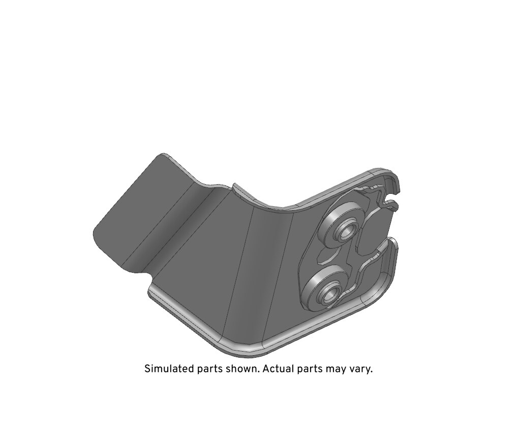 GM Genuine Parts Passenger Side Rear Door Lock Striker Reinforcement