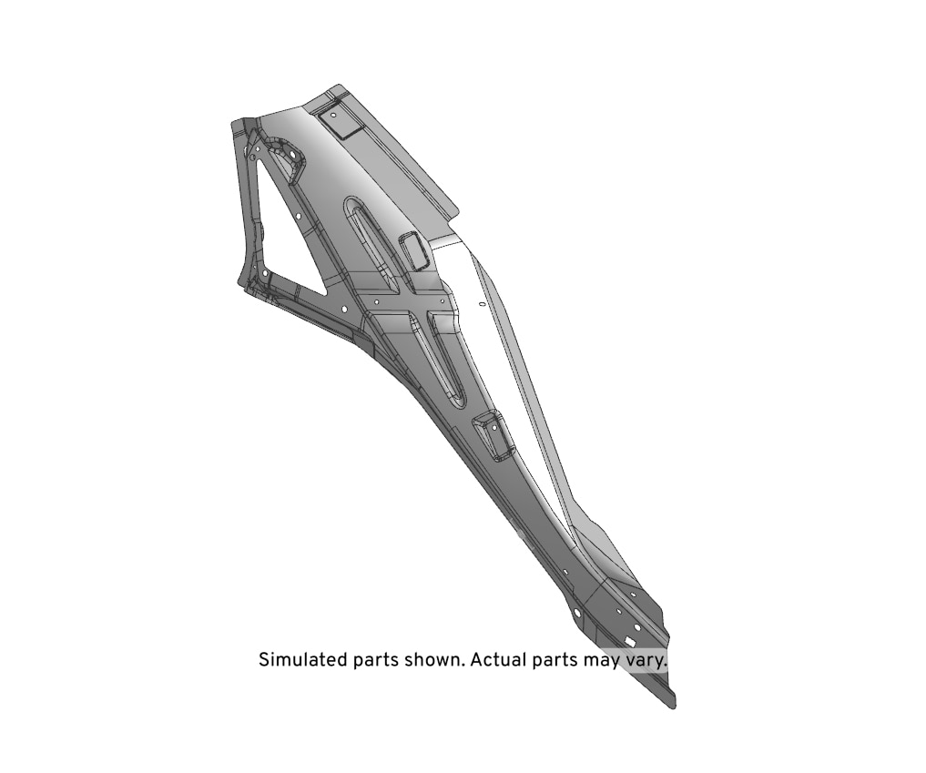 GM Genuine Parts Driver Side Body Side Outer Panel Rear Lower Extension Brace