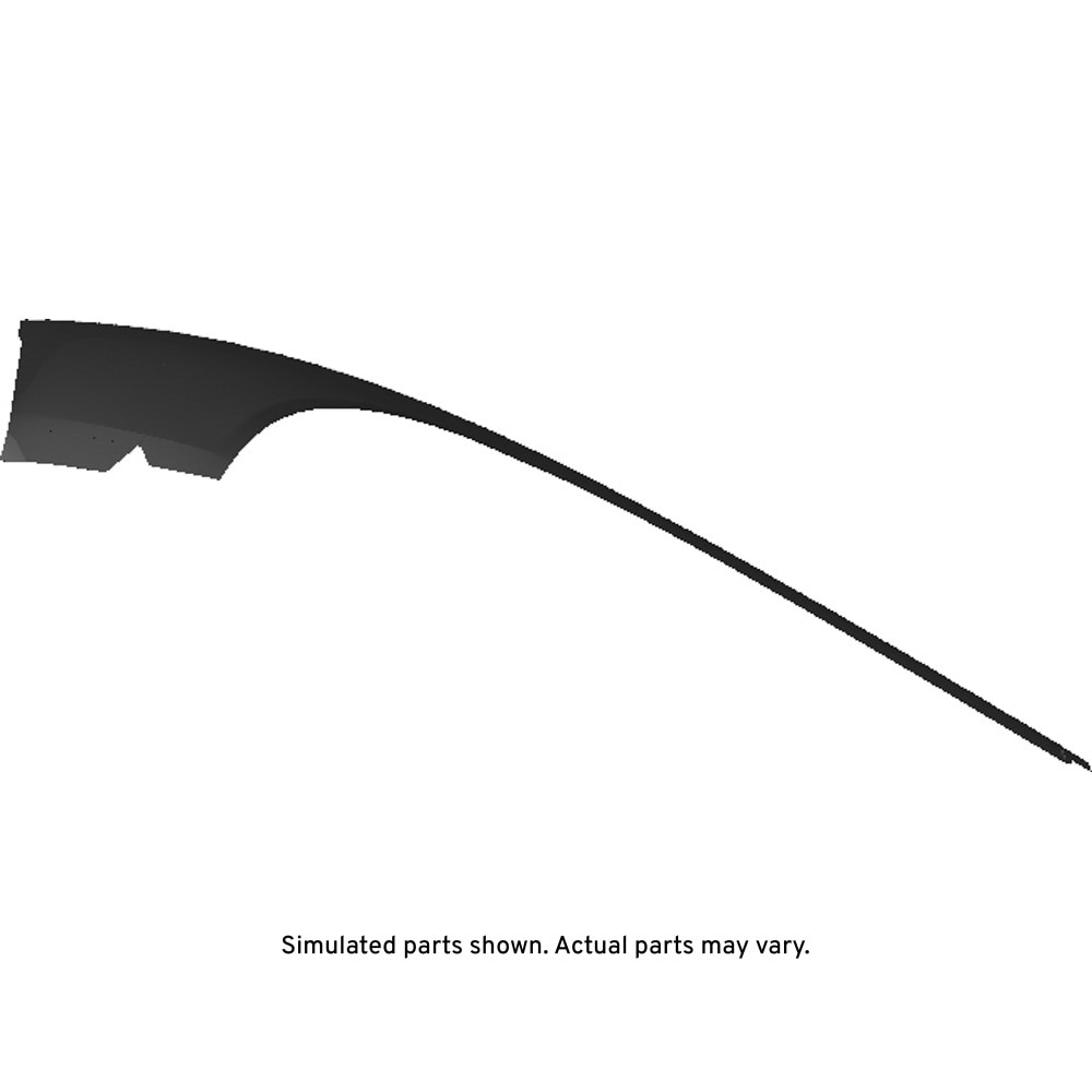 GM Genuine Parts Passenger Side Front Fender Stripe Decal in Gray