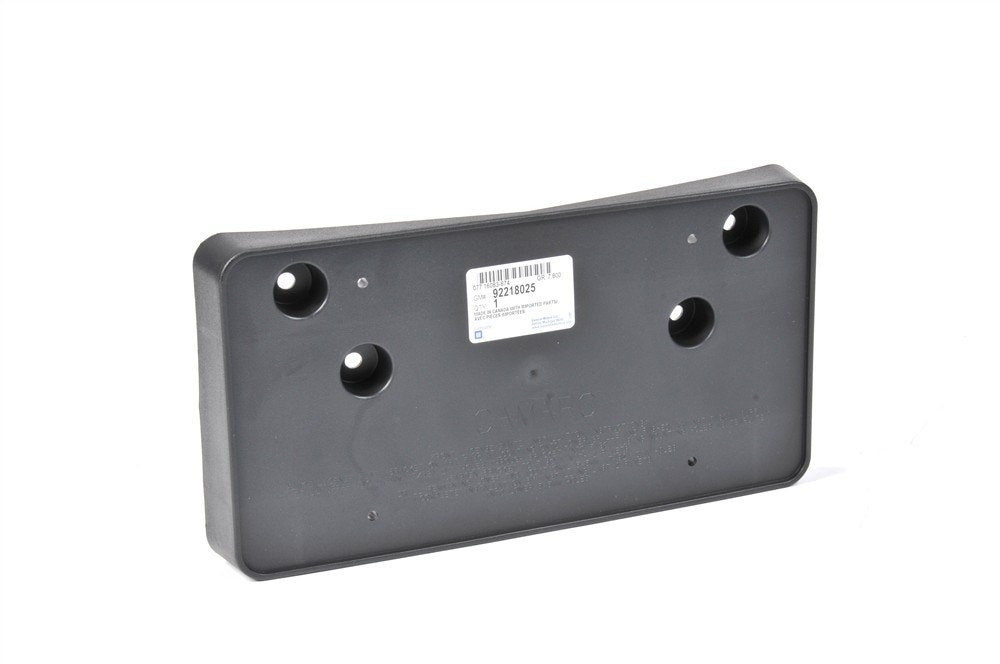 GM Genuine Parts Black Front License Plate Bracket