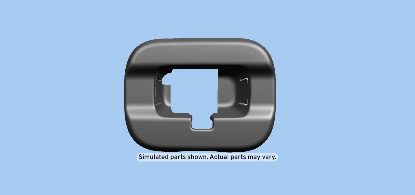 GM Genuine Parts Jet Black Rear Seat Back Latch Cover