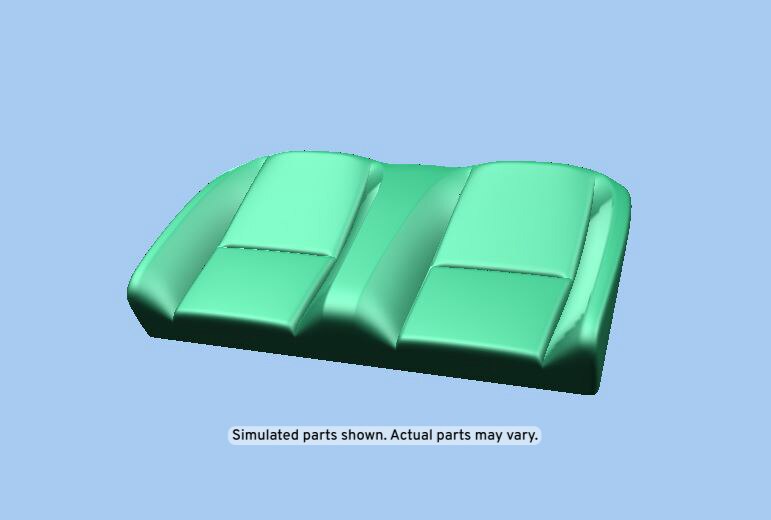 GM Genuine Parts Twilight Blue Rear Seat Back Cover