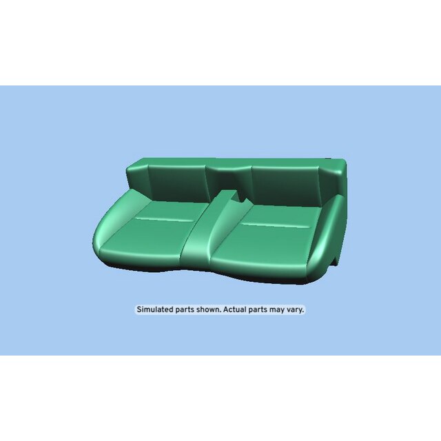 GM Genuine Parts Bahia Orange Rear Seat Cushion Cover