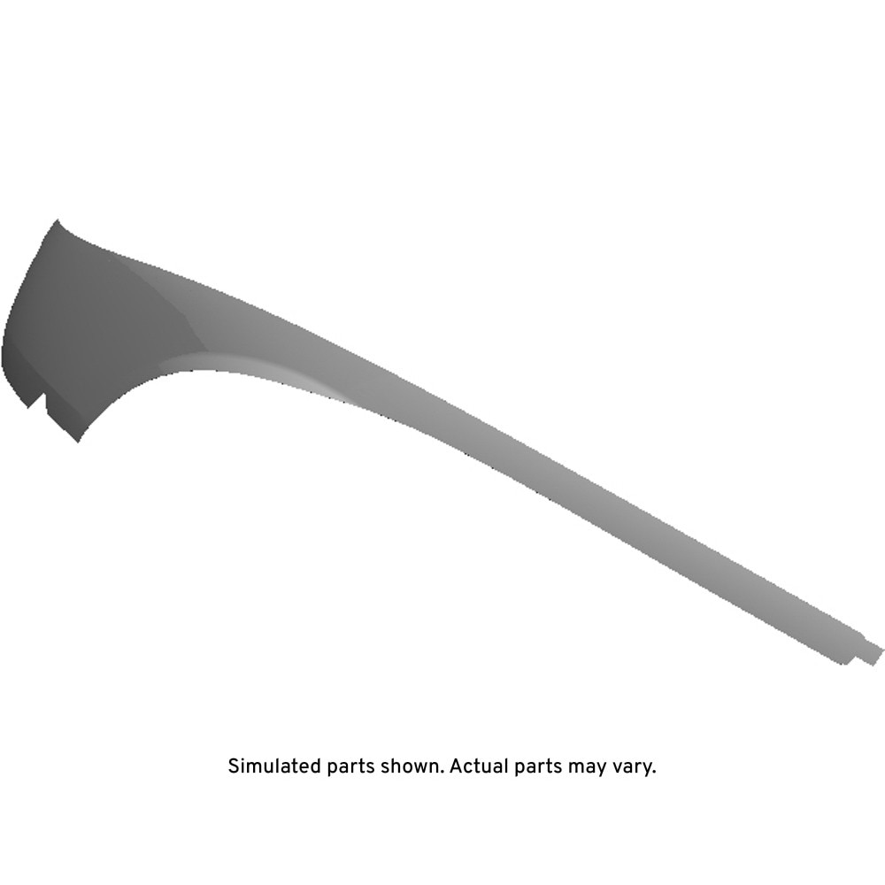 GM Genuine Parts Front Driver Side Fender Stripe Decal in Black
