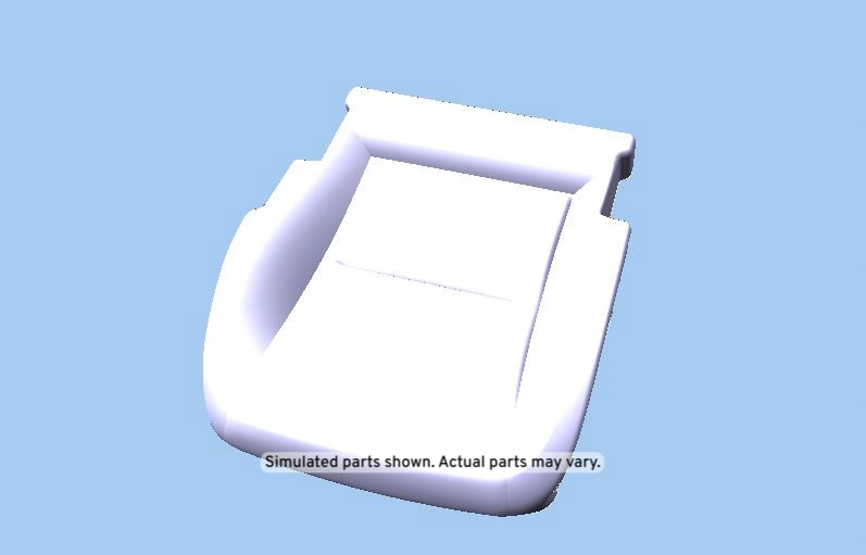 GM Genuine Parts Jet Black Driver Seat Cushion Cover