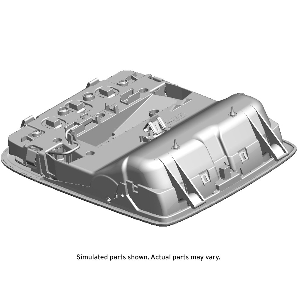 GM Genuine Parts Light Titanium Roof Console