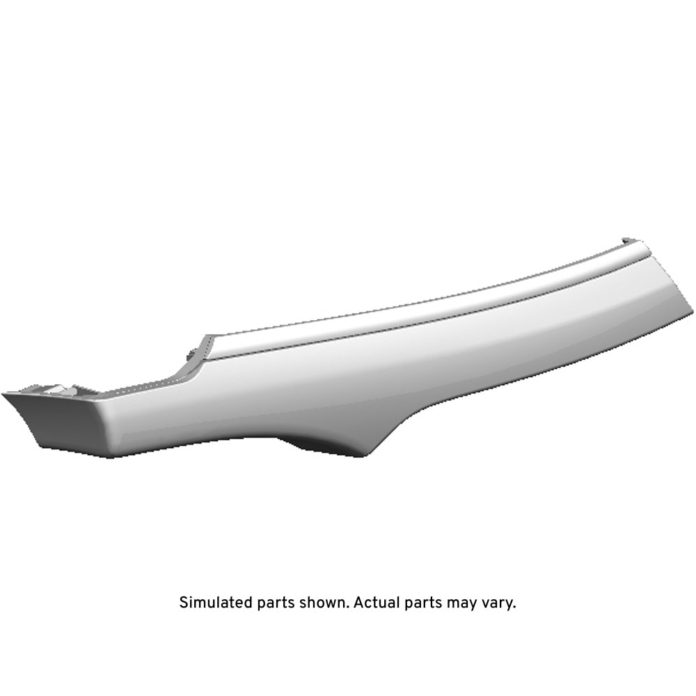 GM Genuine Parts Graphite Silver Metallic Instrument Panel Center Trim Plate Applique