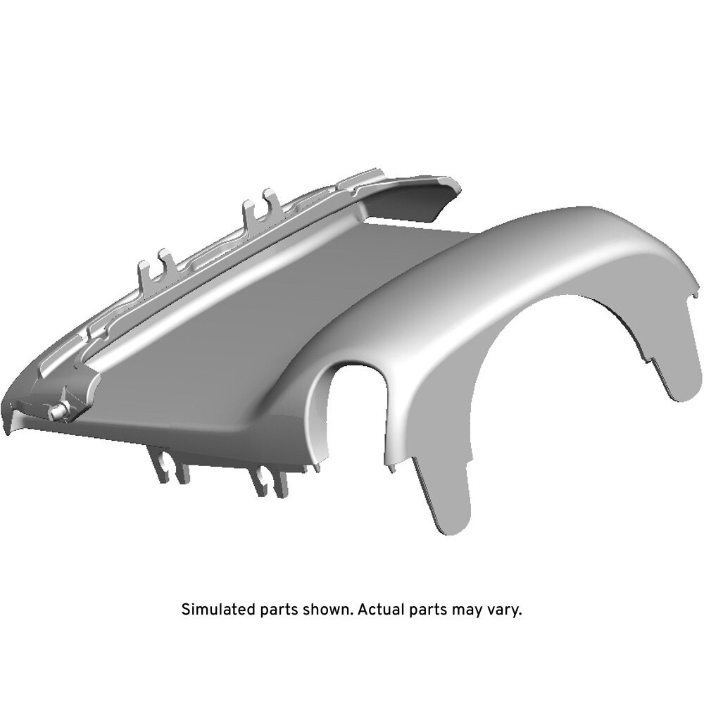 GM Genuine Parts Jet Black Instrument Panel Steering Column Upper Trim Cover