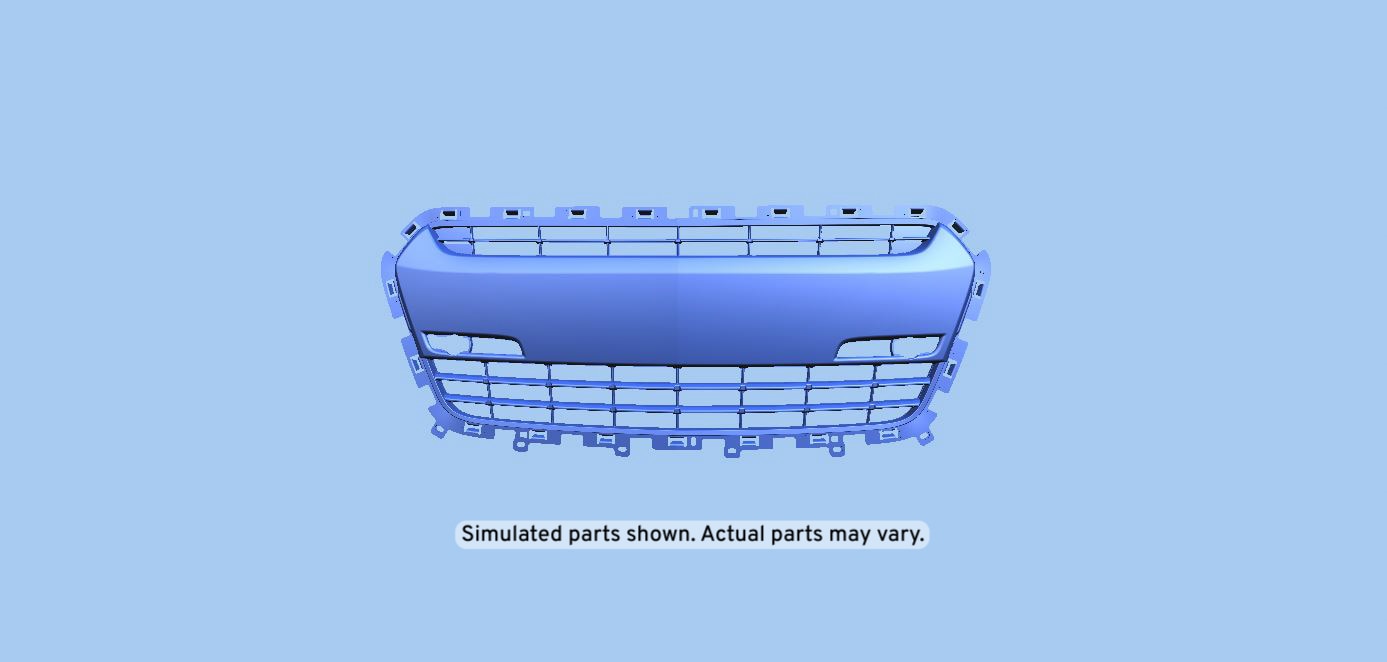 GM Genuine Parts Phantom Black Front Lower Grille