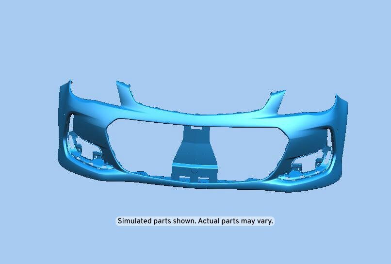 GM Genuine Parts Front Upper Bumper Cover