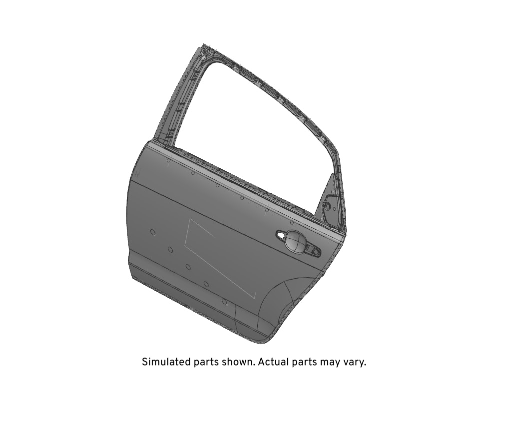 GM Genuine Parts Driver Side Rear Door