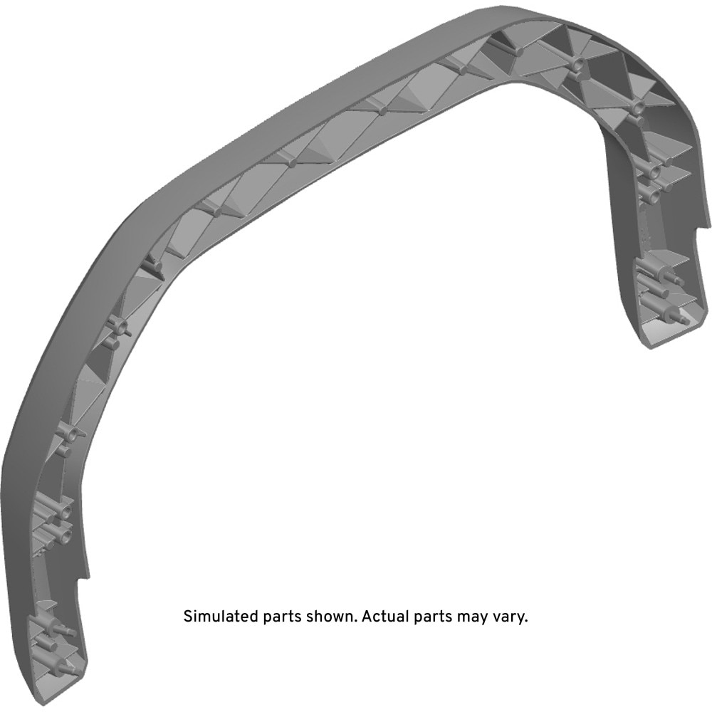 GM Genuine Parts Black Front Bumper Impact Bar