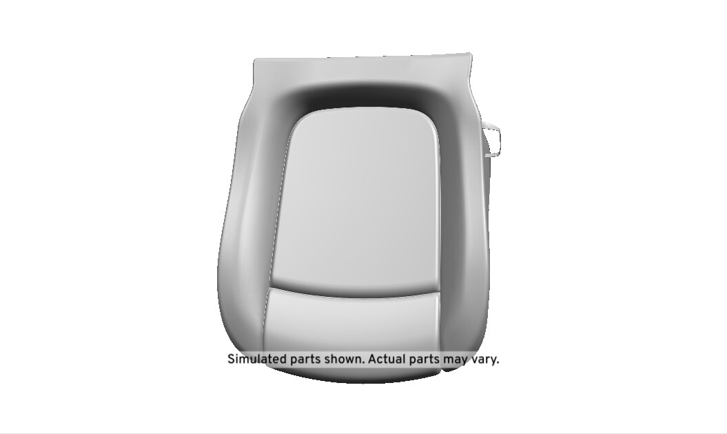 GM Genuine Parts Jet Black Passenger Seat Cushion Cover